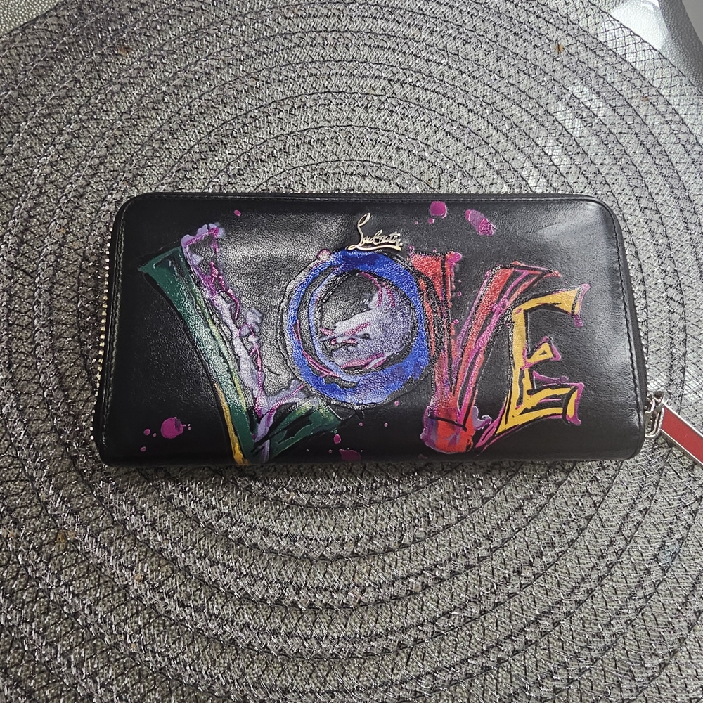 Christian Louboutin Black LOVE Wallet